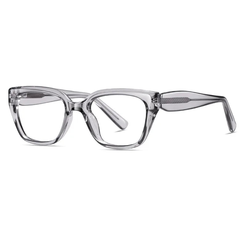 Yimaruili Women's Full Rim Square Cat Eye Tr 90 Alloy Eyeglasses 70314