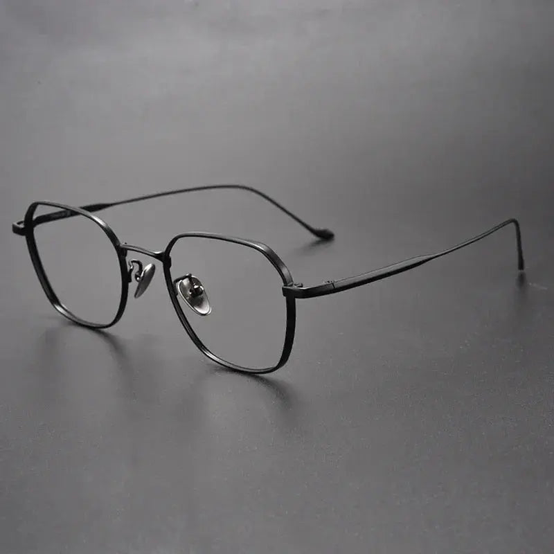 Aror Women's Full Rim Polygon Square Titanium Eyeglasses 295316.