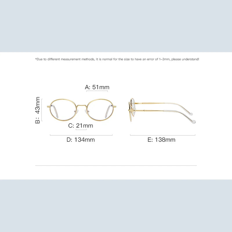 Reven Jate Womens Full Rim Round Alloy Eyeglasses 3058 Full Rim Reven Jate   