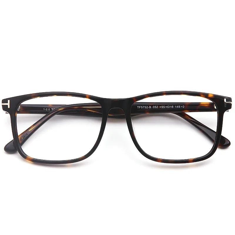 Aror Unisex Full Rim Square Acetate Eyeglasses 45752 Full Rim Aror C3