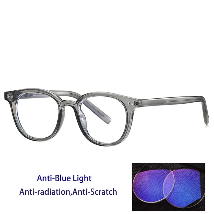 Kocolior Unisex Full Rim Oval Tr 90 Photochromic Reading Glasses 28005