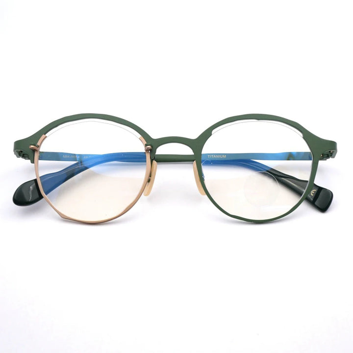 Muzz 0054 men's IP titanium prescription eyeglasses — view 6