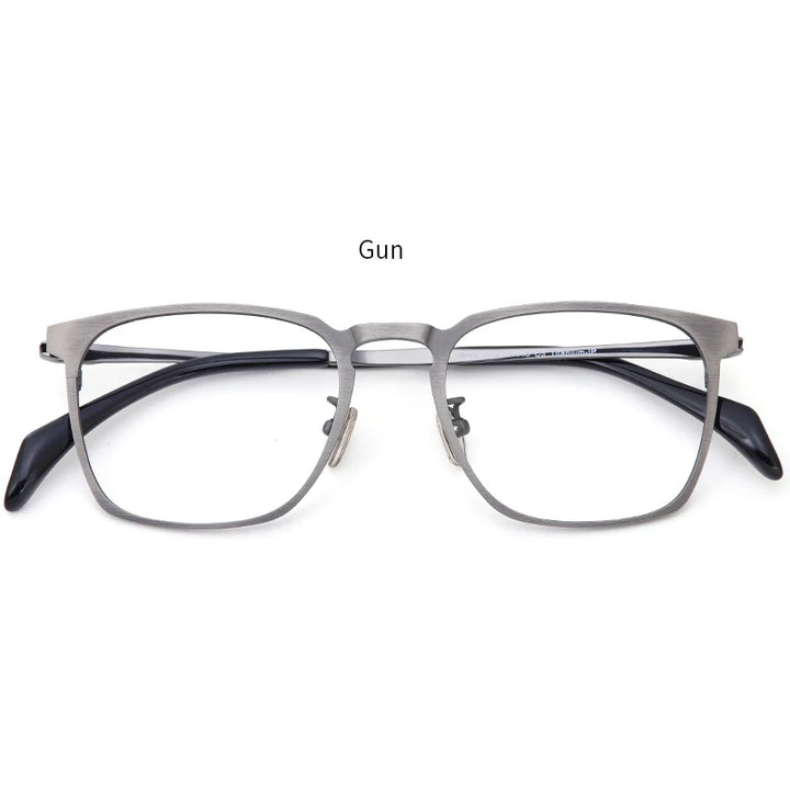 Muzz Women's Full Rim Square Titanium Eyeglasses 41808
