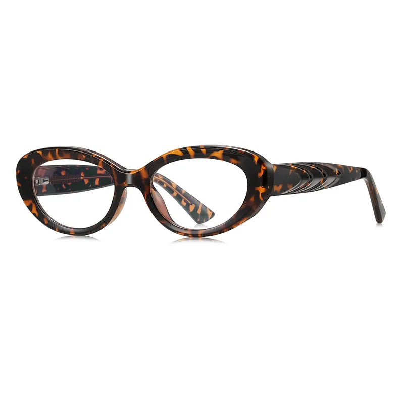 CCspace Women's Full Rim Oval Thick Tr 90 Alloy Reading Glasses 802731