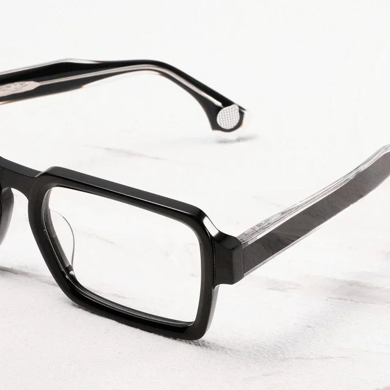 Muzz JMM78RX men's rectangle acetate prescription eyeglasses — view 4