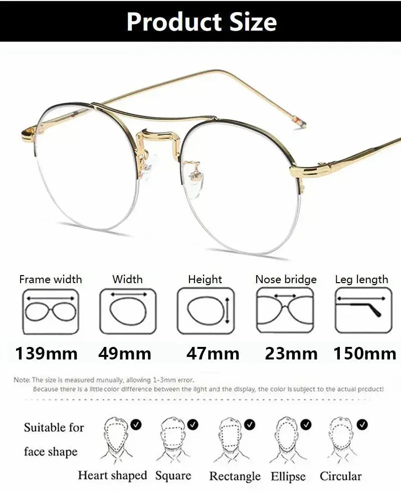 Aimee  Full Rim tbx903000 Unisex Pure Titanium Screwless Frames Aimee