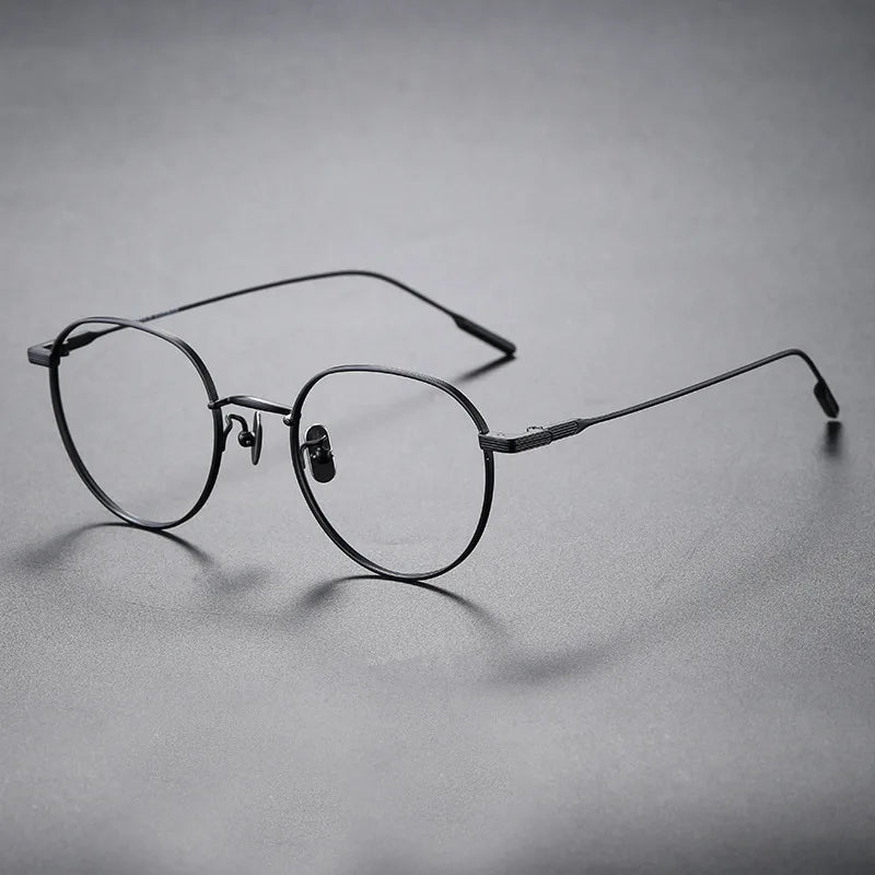 Bobbie Women's Full Rim Oval Round Titanium Eyeglasses 680807