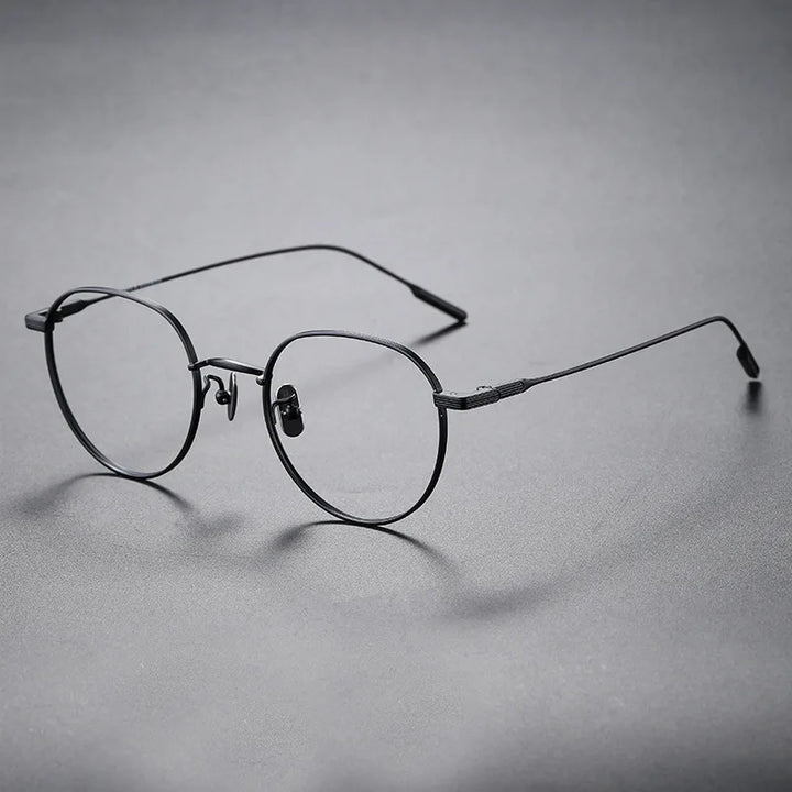 Bobbie Women's Full Rim Oval Round Titanium Eyeglasses 680807