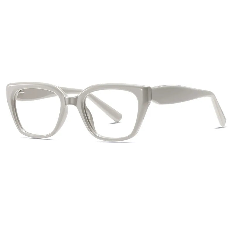 Yimaruili Women's Full Rim Square Cat Eye Tr 90 Alloy Eyeglasses 70314