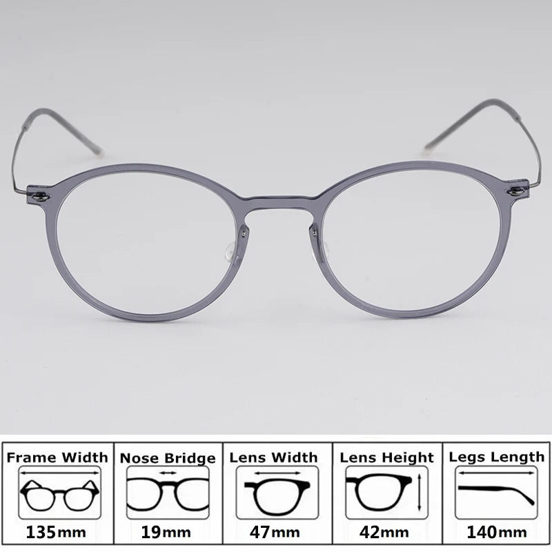 Bobbie Unisex Full Rim Square Acetate Eyeglasses 65-Series
