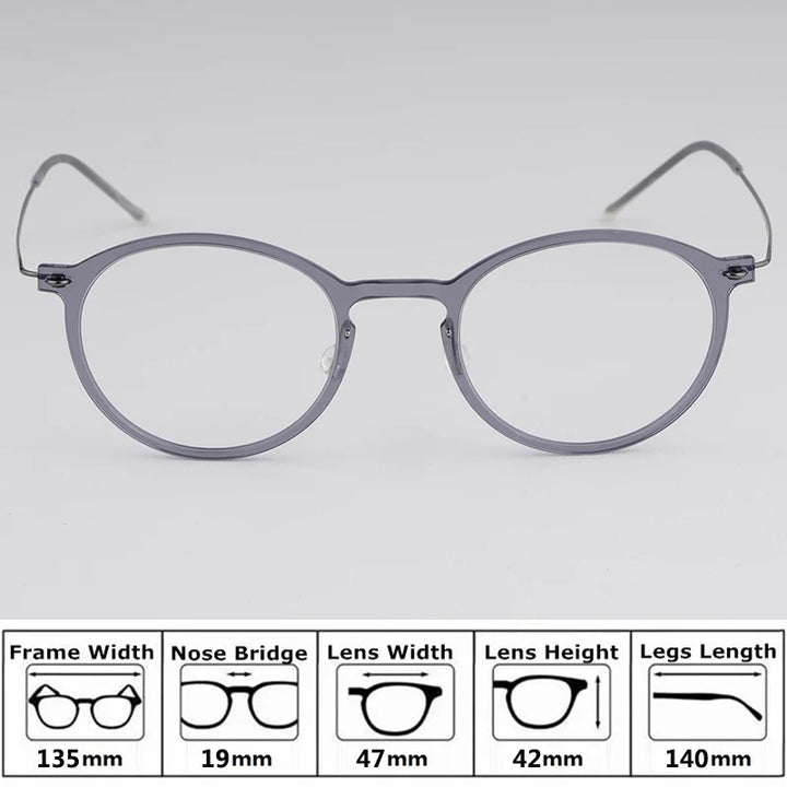 Bobbie Unisex Full Rim Square Acetate Eyeglasses 65-Series