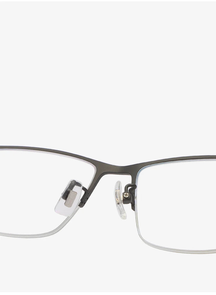 Reven Jate 71109 semi-rimless rectangle titanium prescription eyeglasses — view 6