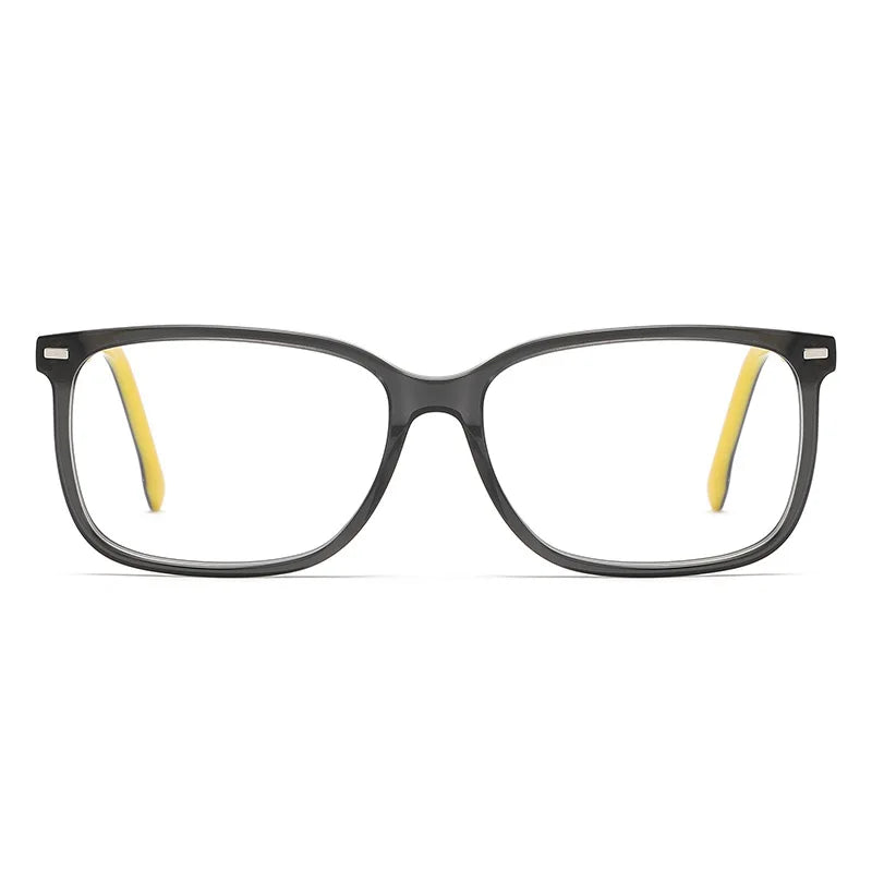 Momoja Unisex Full Rim Square Acetate Eyeglasses 71817