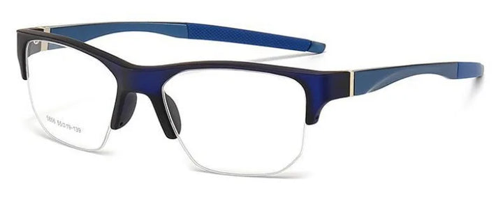 Muzz 58560 men's semi rim sports prescription eyeglasses — view 15