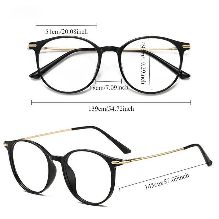 Meeshow Women's Full Rim Square Tr 90 Titanium Reading Glasses 76008