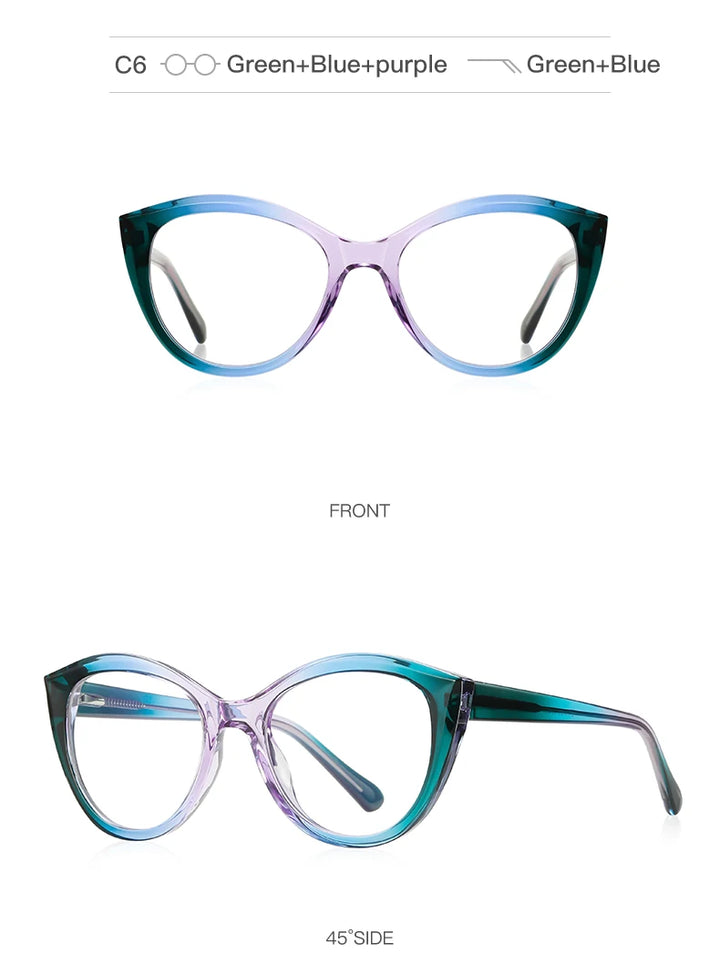 Reven Jate 2145 women's cat eye TR-90 prescription eyeglasses — view 4