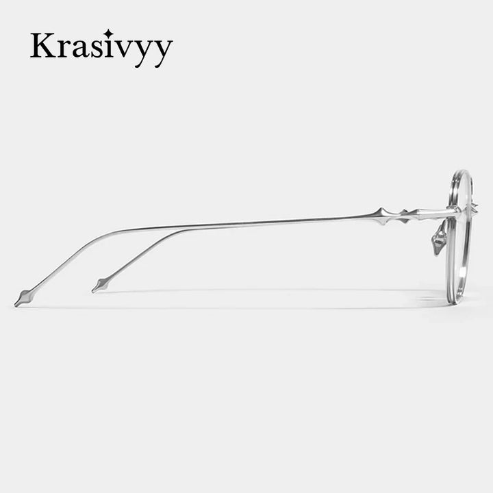 Krasivyy Unisex Full Rim Square Titanium Eyeglasses 14618 Full Rim Krasivyy   