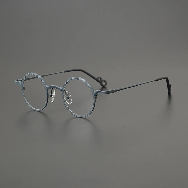 Gatenac Women's Full Rim Round Titanium Eyeglasses G85869