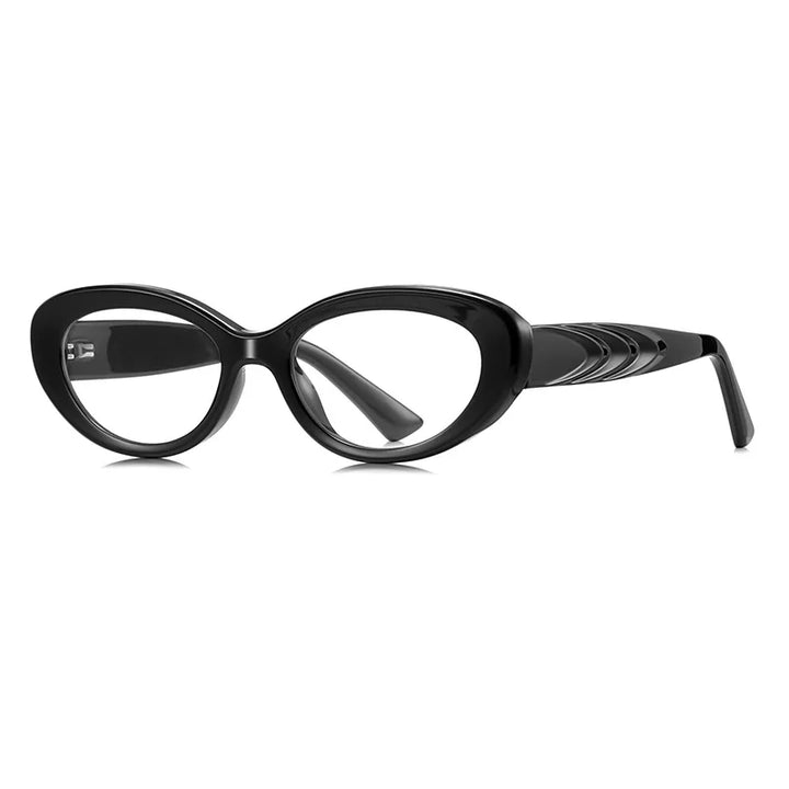 CCspace Women's Full Rim Oval Thick Tr 90 Alloy Reading Glasses 802731