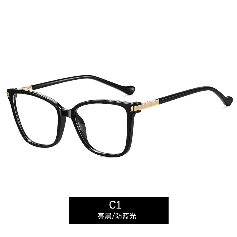 CCspace Women's  Full Rim Square Tr 90 Alloy Reading 312713