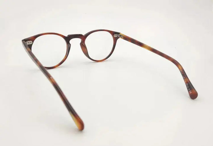 Yujo Unisex Round Acetate 1005 Prescription Eyeglasses | FuzWeb