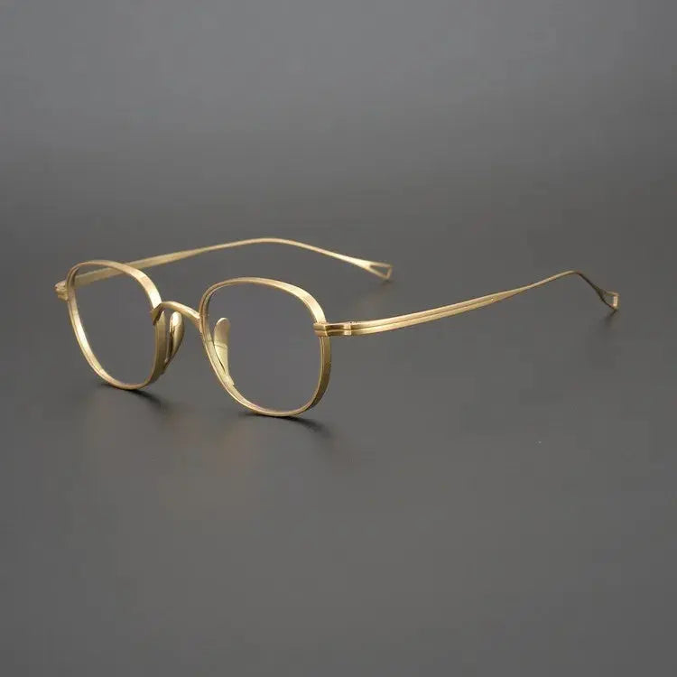 Aimee 114009 Women’s Full Rim Pure Titanium Square Frames FuzWeb