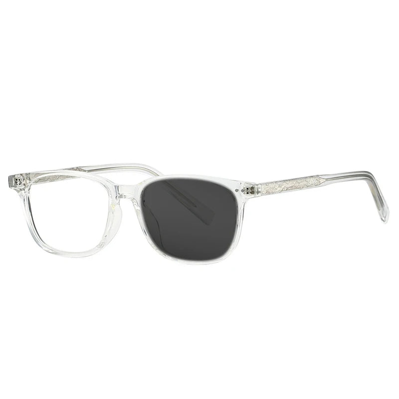 Kocolior Unisex Full Rim Square Tr 90 Photochromic Reading Glasses 28026