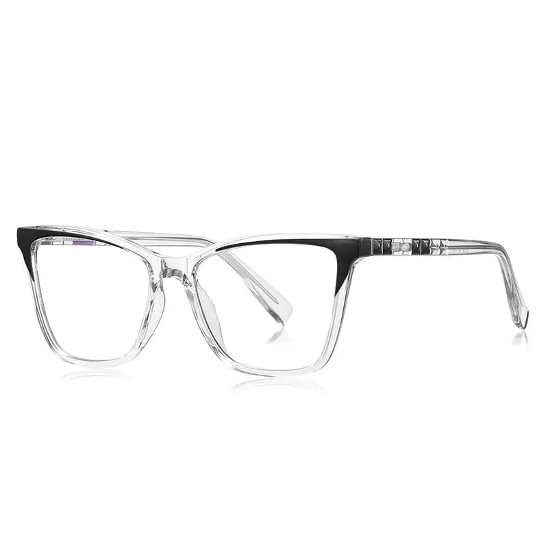Vicky Unisex Full Rim Square TR90 and Stainless Steel Reading Glasses 2116 — view 2 | Vicky at FuzWeb