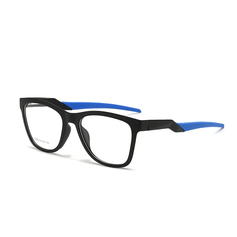 Muzz 78080 unisex square TR90 sports prescription eyeglasses — view 10