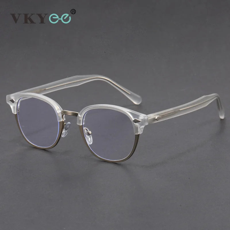 Vicky Unisex Full Rim Round Tr 90 Titanium Reading Glasses 10306