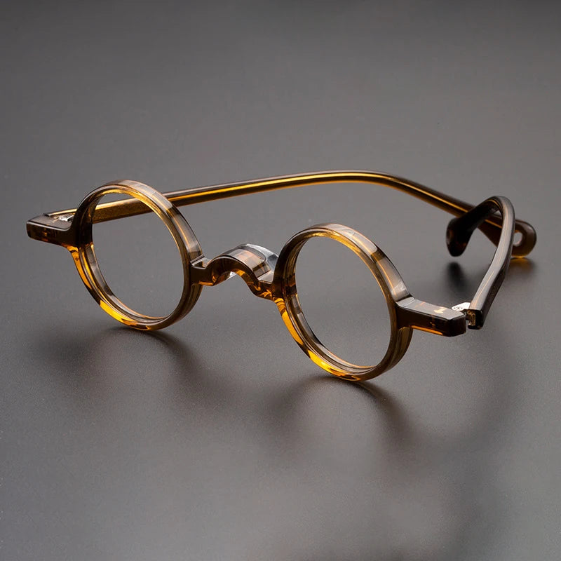Cubojue Women's Full Rim Round Acetate Reading Glasses 13835