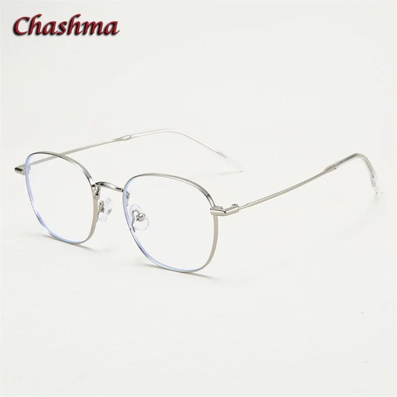 Chashma Ochki Women's Full Rim Oval Square Alloy Eyeglasses 70168