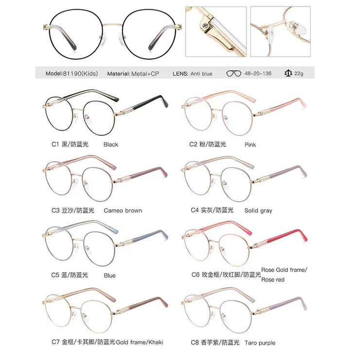 Reven Jate Kids Full Rim Flexible Prescription Eyeglasses 81190 - view 3