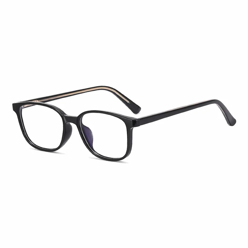 Ralferty  Women's Full Rim Square Tr 90 Acetate Eyeglasses R8302 Full Rim Ralferty C1 Black CHINA 