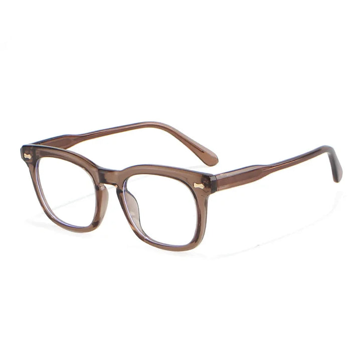 Xbora Women's Full Rim Oval Square Tr 90 Titanium Eyeglasses 70951
