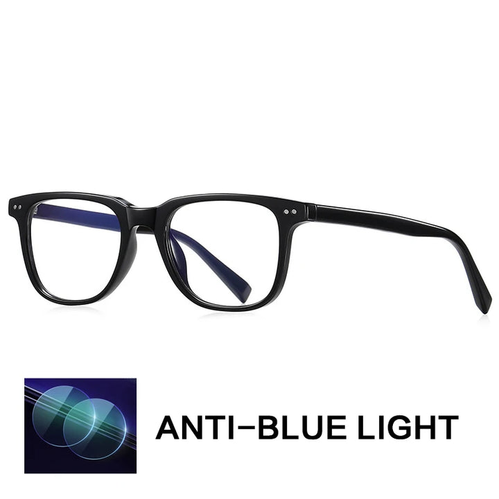 Gatenac Unisex Full Rim Square Tr 90 Titatnium Reading Glasses Gxy2119