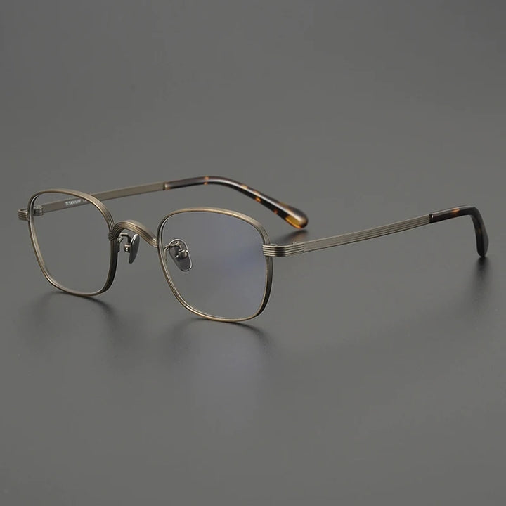 Gatenac Women's Full Rim Square Titanium Eyeglasses G2117