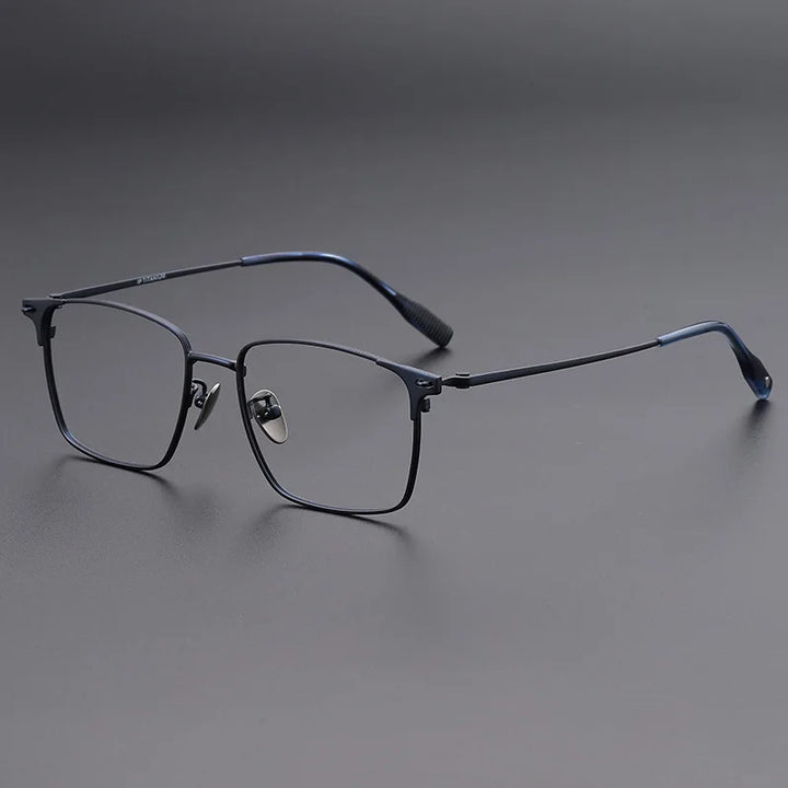 Yimaruili Men's Full Rim Square Alloy Eyeglasses 810085