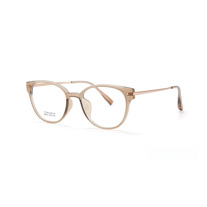 Yimaruili Unisex Full Rim Cat-Eye TR-90 Titanium Eyeglasses M8334 — view 7 | Yimaruili at FuzWeb