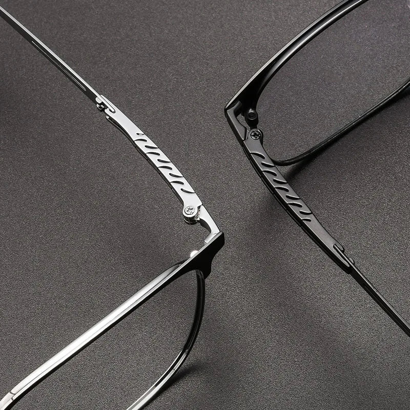 Gmei Optical 3828J unisex square alloy prescription eyeglasses — view 2