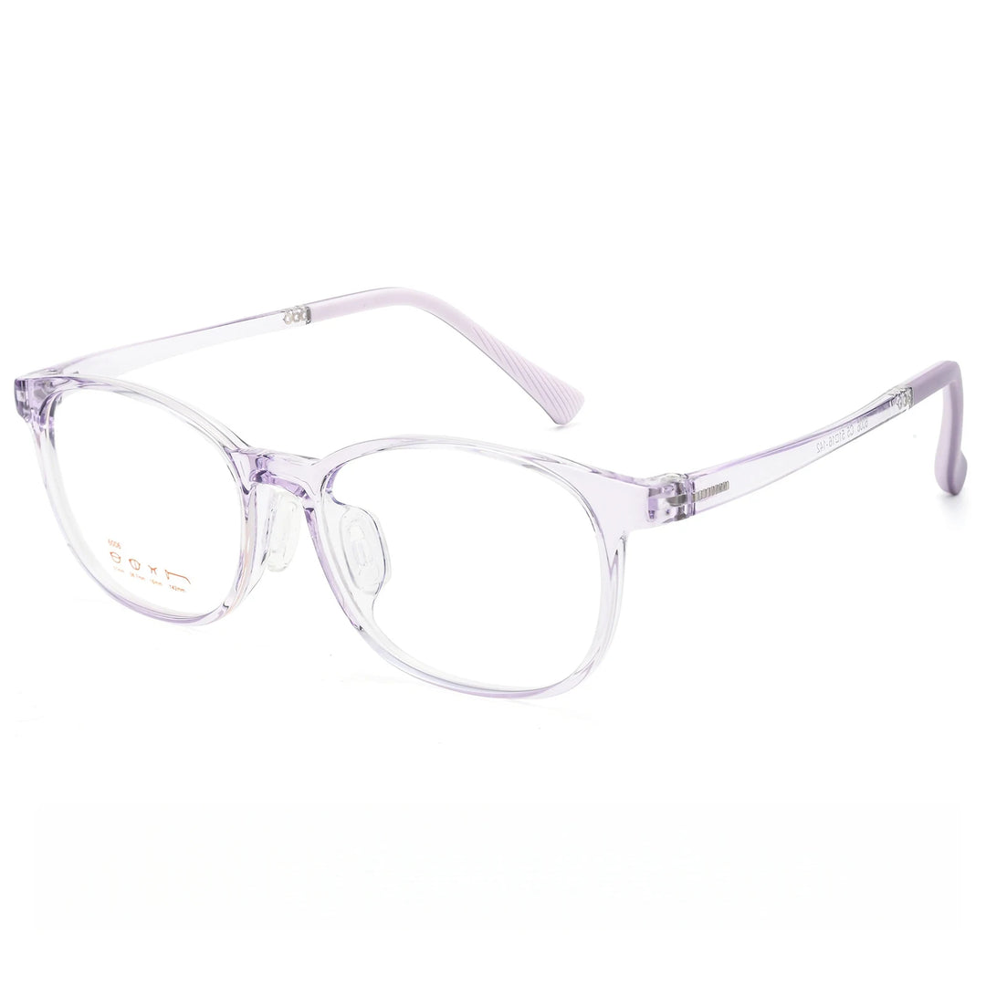 Yimaruili Unisex Full Rim Oval TR-90 Eyeglasses 6006LS — view 7 | Yimaruili at FuzWeb