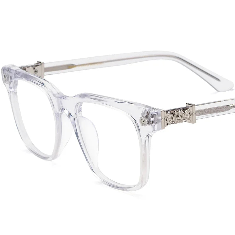 Nobler Women's Full Rim Brow Line Square Acetate Eyeglasses 19395