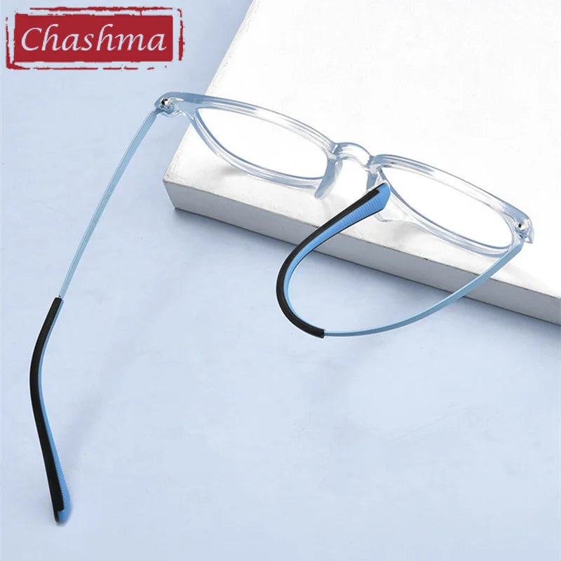 Chashma Ottica Unisex Youth's Full Rim Square Tr 90 Titanium Eyeglasses 99905 Full Rim Chashma Ottica   