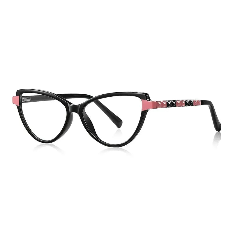 Vicky Women's Full Rim Cat Eye Tr 90 Stainless Steel Reading Glasses 2131.