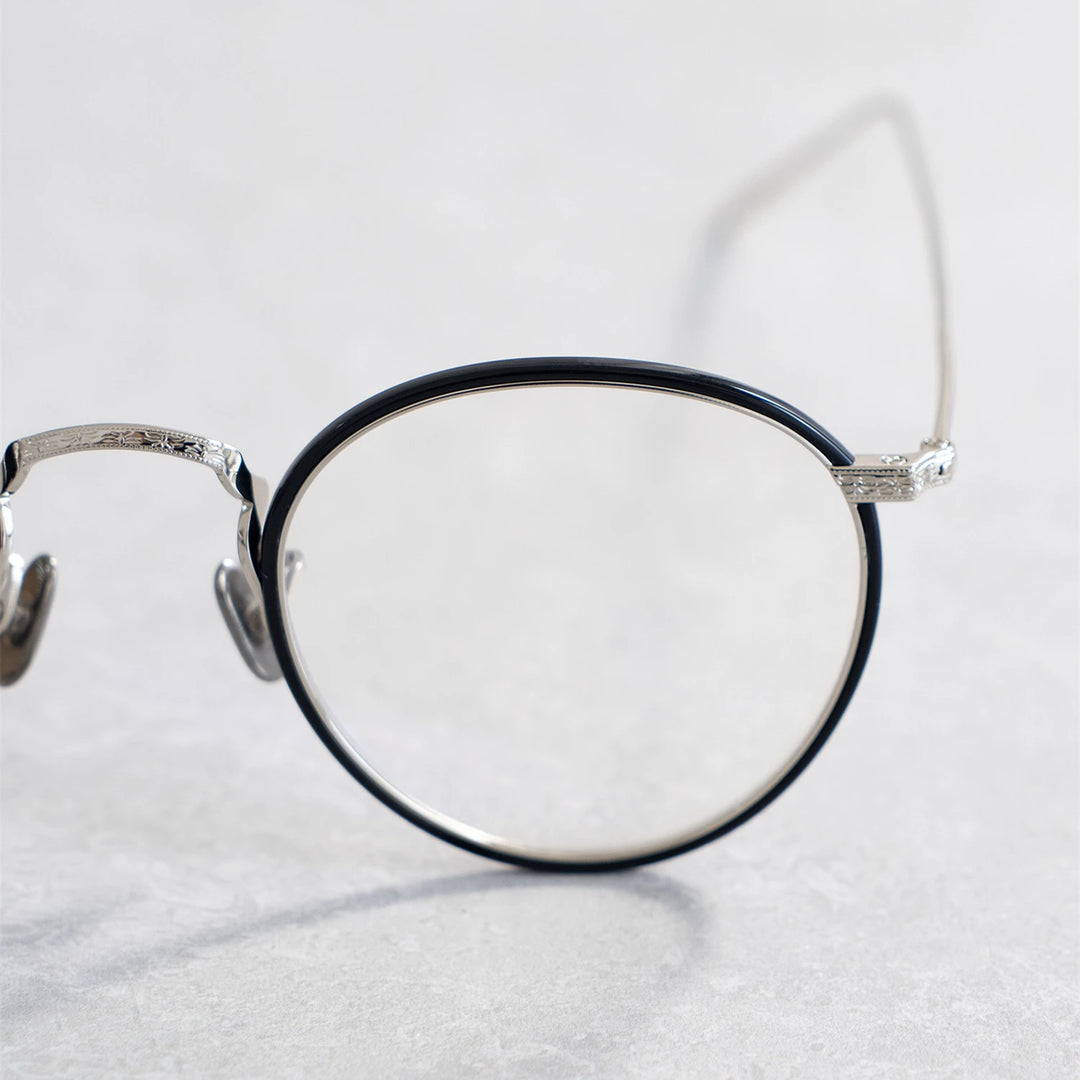 Blackmask Unisex Full Rim Round Titanium Eyeglasses BM-W717
