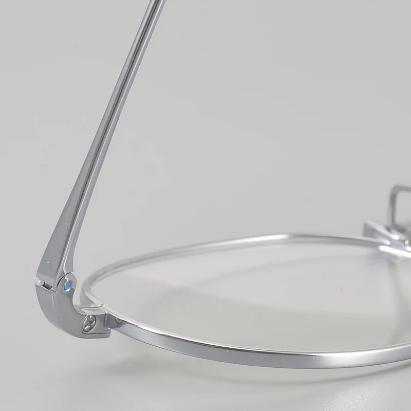 Muzz 0002 unisex small oval titanium prescription eyeglasses — view 7