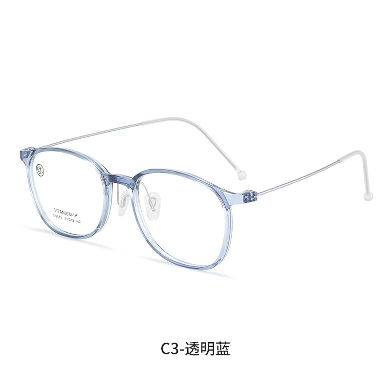 Bclear Unisex Full Rim Round TR90 Eyeglasses MY-9883