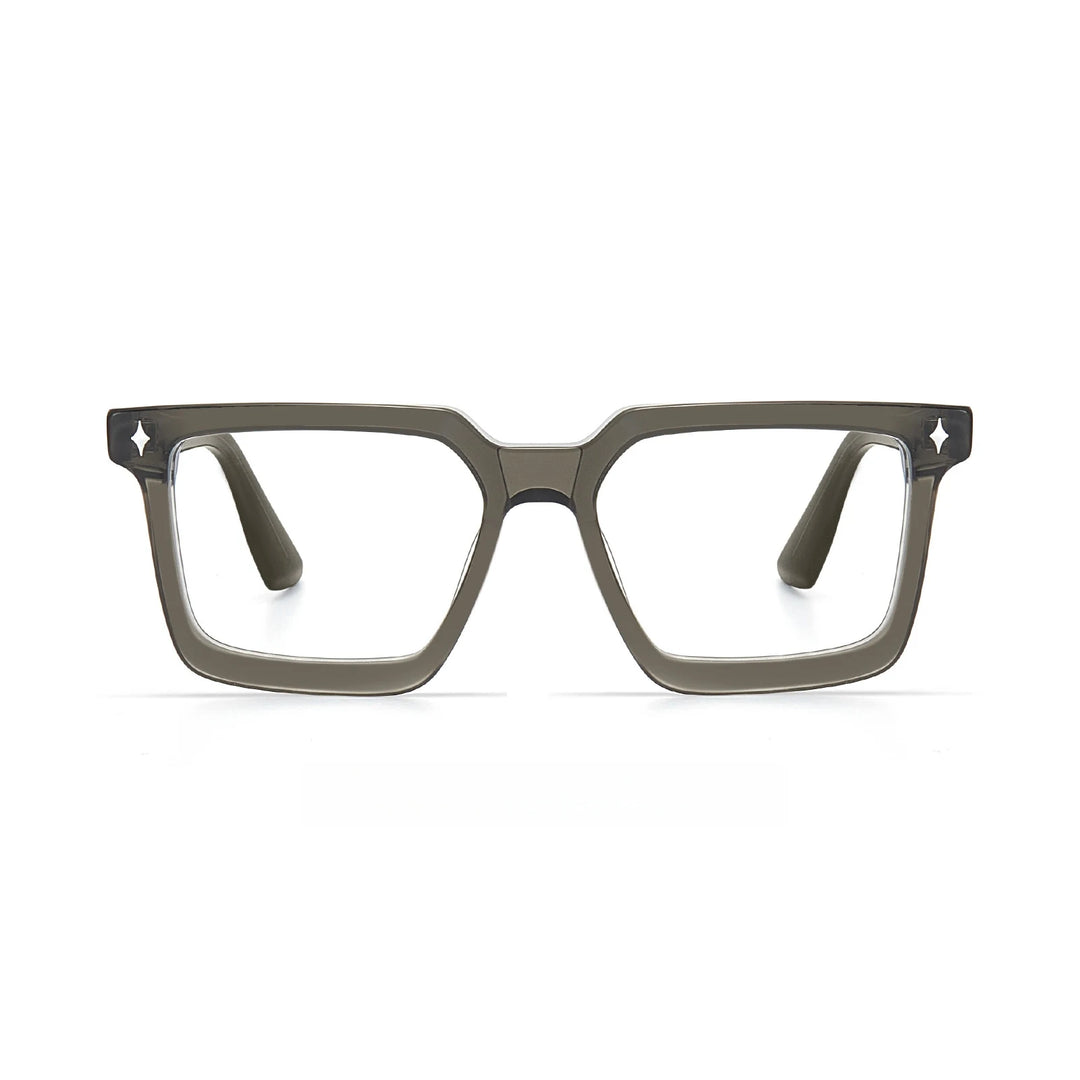 Yimaruili Unisex Full Rim Square Acetate Eyeglasses F3305 — view 6 | Yimaruili at FuzWeb