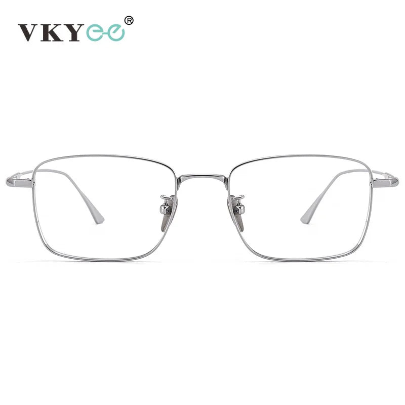 Vicky Women's Semi Rim Square Titanium Reading Glasses 441908 Reading Glasses Vicky   