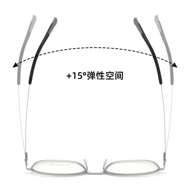 Zirosat Unisex Full Rim TR90 Alloy Prescription Eyeglasses 2016 - view 4